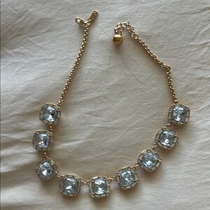 Kate Spade Gold Necklace with Blue Accents